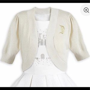 Dress Shop Gold Shrug Cardigan 